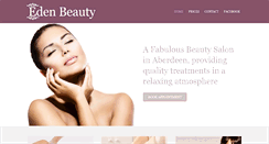 Desktop Screenshot of edenbeauty.biz